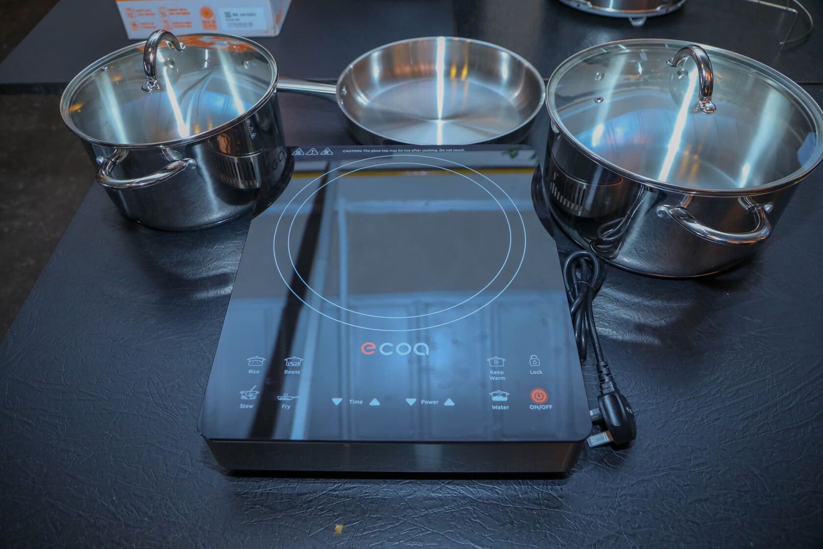 ecoa induction burn manufacturing cookstove